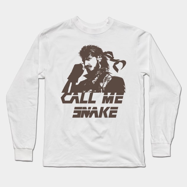 call me snake Long Sleeve T-Shirt by horrorshirt